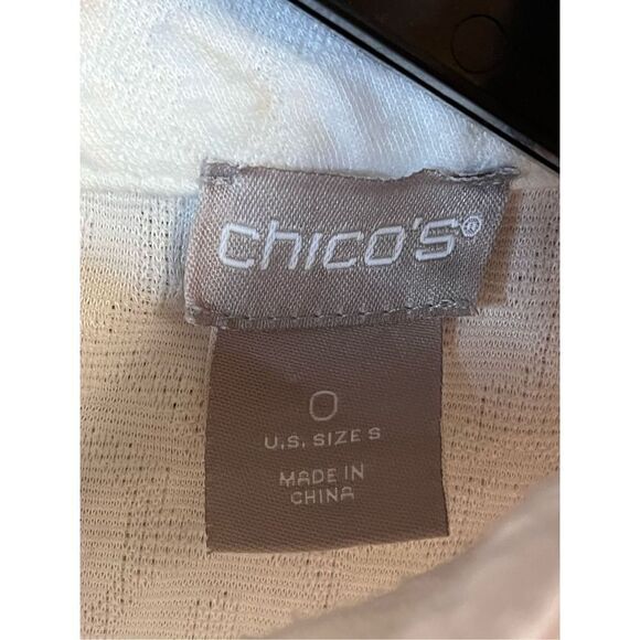 Chico’s Textured Mock-Neck Top Size 0 Small (2901) - Picture 4 of 7
